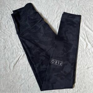 Fleo Black Camouflage Leggings